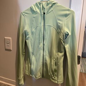 hooded define jacket nulu creamy mint